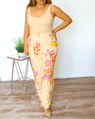 Floral Summer Women Trousers