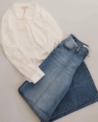 Wide Leg Jeans - high rise