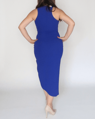 Sleeveless Maxi Royal Blue Dress