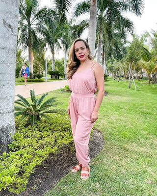 Victoria’s Blush Sleeveless Jumpsuit - Bossy Fashion Boutique