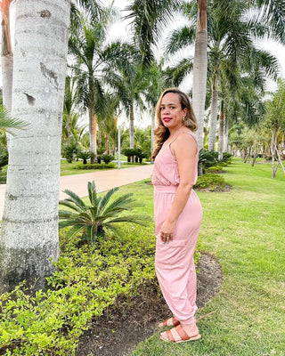 Victoria’s Blush Sleeveless Jumpsuit - Bossy Fashion Boutique