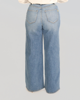 Wide Leg Jeans - high rise