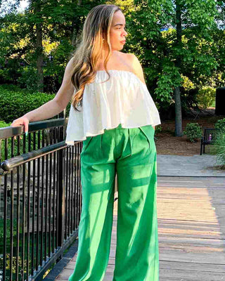 Bossy Fashion Boutique White off the shoulder top