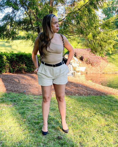 Beige Off Shoulder Women’s Bodysuit