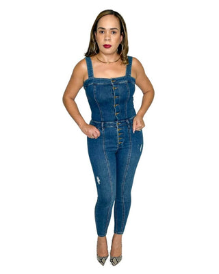 Valentina’s Denim Jumpsuit - Bossy Fashion Boutique